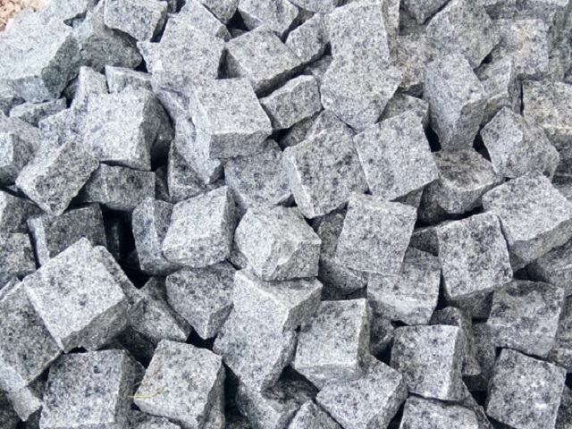 Đá Cubic Granite trắng suối lau